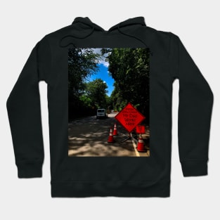 Please slow down my dad works here, Central Park, Manhattan, New York City Hoodie